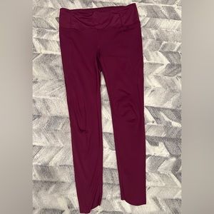 Athleta Active Leggins XS. Wine color